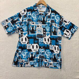 Charlotte Football Club Mens XL Short Sleeve Button Up Shirts CLT FC Soccer